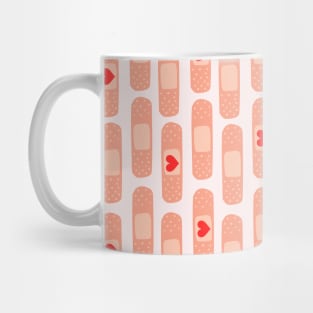 Cute Nurse Pattern with Bandages Mug